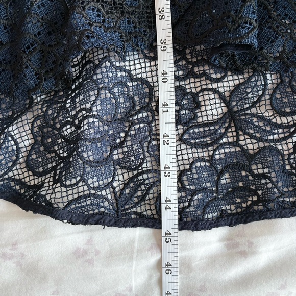 Shoshanna Reika Two Tone Floral Lace Dress - Picture 12 of 12